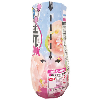 小林制药（KOBAYASHI）厕所用消臭元新鲜白桃400ml空气清新剂香薰除臭剂芳香剂除臭留香