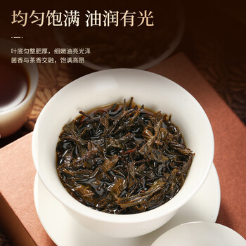 七春安化黑茶金花茯茶 散茶小包装茶叶湖南168g节日送长辈伴手礼物