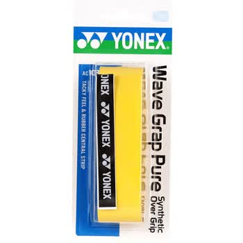 尤尼克斯（YONEX）羽毛球手胶防滑吸汗带握龙骨把胶AC-108WEX黄色