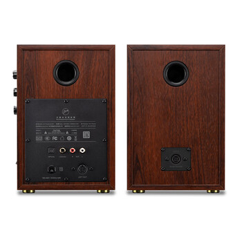 惠威（HiVi） D100蓝牙音箱2.0声道多媒体有源音响笔记本台式电脑桌面音响 木纹色