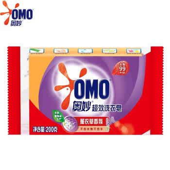 奥妙（OMO）薰衣草超效洗衣皂200G*1 天然植物油+外婆乡小榨匠心臻选菜籽油5L