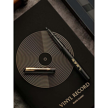 派克（PARKER）签字笔 商务办公送礼 威雅XL幻夜黑金夹宝珠笔