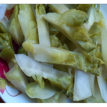 池塘湾 温州特产娃娃菜农家腌制菜酸脆下饭菜榨菜顶(酸甜味)500g