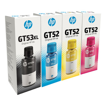 惠普(HP)原装GT53XL/52 四色墨水套装适用5820 418 419 410 319 310 519 758 惠普(HP)原装GT53XL/52 四色墨水套装适用5820 418 419 410 319 310 519 758