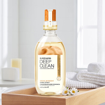 D.SIIS迪艾澌植萃浓缩洗衣液500ml除菌除螨去污渍持久留香15分钟快洗