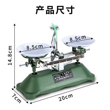 六鑫 托盘天平 砝码 200g 0.2g精度 游码 初中物理实验 教学实验器材 高精度 小学生教具