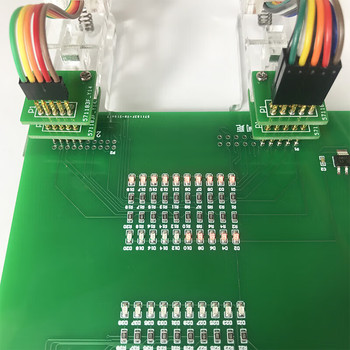 宏达硕测试夹烧录夹编程器烧录器编程器夹pcb夹免拆单排9P1.5mm