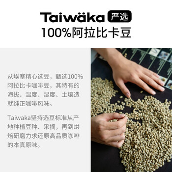 YIRGO*taiwaka太哇卡挂耳咖啡埃塞中烘冷萃咖啡粉 爆甜耶加雪菲 10包