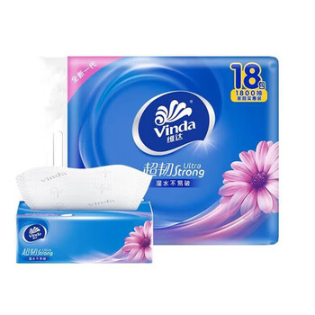 维达（Vinda）【食用油+抽纸】压榨本香菜籽油5L（非转）+V2283抽纸100抽18包