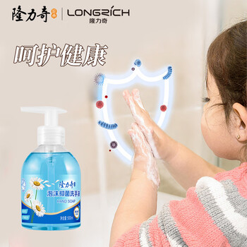 隆力奇洋甘菊抑菌泡沫泡泡洗手液易清洗丰富500ml*4(1瓶+3袋补充装) 隆力奇洋甘菊抑菌泡沫泡泡洗手液易清洗丰富500ml*4(1瓶+3袋补充装)