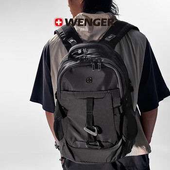 威戈15.6英寸笔记本电脑包运动双肩包背包书包大容量男女