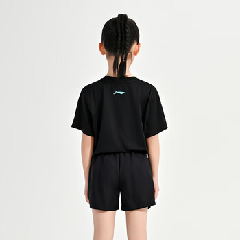 李宁(LI-NING)乒乓球服速干短袖儿童跑步运动服基础上衣T恤青少年 黑色 140 李宁(LI-NING)乒乓球服速干短袖儿童跑步运动服基础上衣T恤青少年 黑色 140