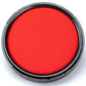 齐心速干印台中号85mm 水性圆形印泥 财务用品 B3747红色【2个装】 齐心速干印台中号85mm 水性圆形印泥 财务用品 B3747红色【2个装】