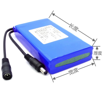凯元达电瓶音响LED灯箱12伏户外头灯电池组20AH5012V30000毫安厚60*宽105*长120mm送3A充电器