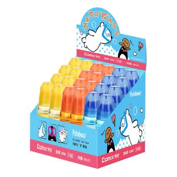 齐心【24瓶】胶水实用液体胶强力胶水 学生胶水办公胶水 50mL B2698