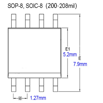 正鑫远 SP325/328编程器专用烧录座: AM-SOP8-200A国产座 正鑫远 SP325/328编程器专用烧录座: AM-SOP8-200A国产座