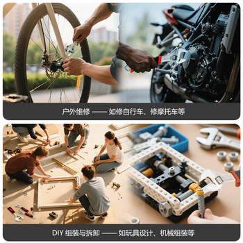 金士盾（King'sdun）活动扳手10寸多功能工业级大开口万用活口卫浴工具防滑锈套柄扳子