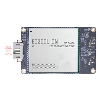 凯元达 模块 全网通 支持蓝牙 GPS定位 CAT1模组EC200UCNAB USB DONGLE(4PIN端子 支持4G+2G)