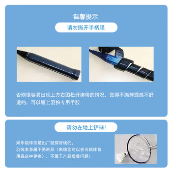 ENPEX乐士 羽毛球拍休闲娱乐初学者280对拍颜色随机 附3只装羽毛球 ENPEX乐士 羽毛球拍休闲娱乐初学者280对拍颜色随机 附3只装羽毛球