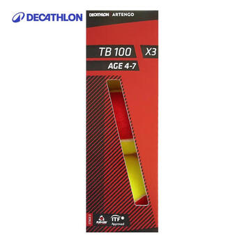 迪卡侬网球袋装球箱装球大包装有压耐打TEN网球TB100 -红色 4045454 迪卡侬网球袋装球箱装球大包装有压耐打TEN网球TB100 -红色 4045454