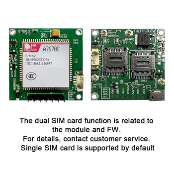 凯元达 SIMCOM CAT1全网通 4G+2G A7670C-LASC核心板支持语音 裸板