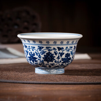 青花缠枝莲- 京东