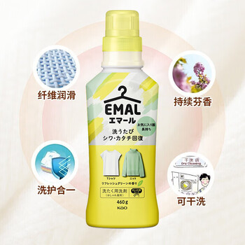 花王(KAO)羊毛羊绒洗涤剂 真丝洗衣液 丝稠专用进口中性洗衣液柔顺防缩护色 花王(KAO)羊毛羊绒洗涤剂 真丝洗衣液 丝稠专用进口中性洗衣液柔顺防缩护色