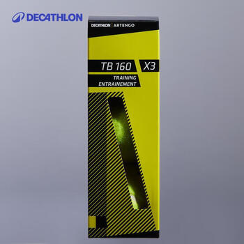 迪卡侬网球袋装球箱装球大包装无压耐打TEN网球TB160 -黄色 4103516 迪卡侬网球袋装球箱装球大包装无压耐打TEN网球TB160 -黄色 4103516