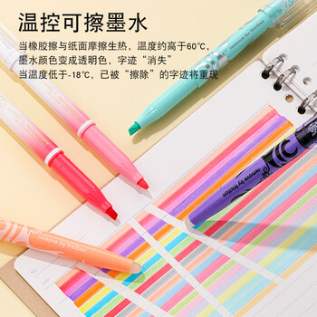 百乐(PILOT)可擦荧光笔自然色系彩色frixion记号笔荧光笔划重点笔学生用标记笔文具SW-FL-SO 斜头 淡橙单支 百乐(PILOT)可擦荧光笔自然色系彩色frixion记号笔荧光笔划重点笔学生用标记笔文具SW-FL-SO 斜头 淡橙单支