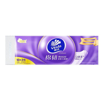 维达（Vinda）【大米+卷纸】【热销榜】御品稻花香5kg*2袋+V4639卷纸12卷*2提 