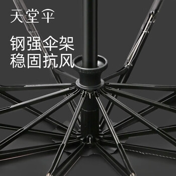 天堂伞自动一键开启防晒晴雨两用雨伞 31171E风雅 鳄梨绿