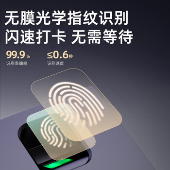 科密(comet)考勤机 打卡机人脸+指纹+掌纹识别考勤机 蓝牙连接 小程序管理 自动生成报表FC02W