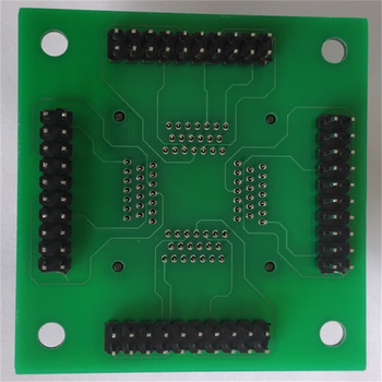 正鑫远 TQFP80 编程器烧录座0.5mm老化座 间距 测试座QFP80-0.5(针向上)