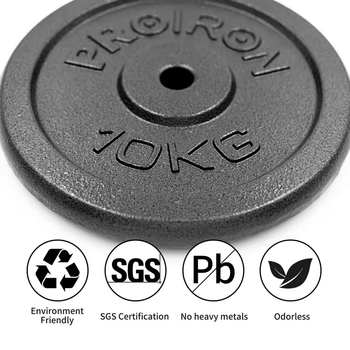 PROIRON普力艾 杠铃哑铃男配重片铸铁家用续重举重片孔径2.5厘米10公斤*2 PROIRON普力艾 杠铃哑铃男配重片铸铁家用续重举重片孔径2.5厘米10公斤*2