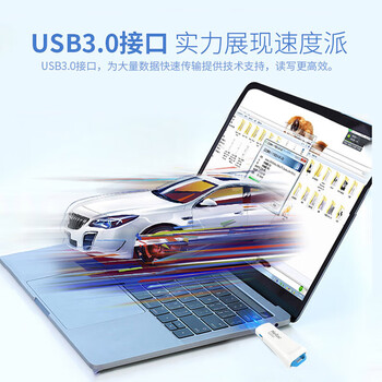 朗科 U盘 256G USB3.0高速读写安全加密锁防病毒干扰误删数据篡改稳定传输带钥匙孔便携时尚轻巧 U335S