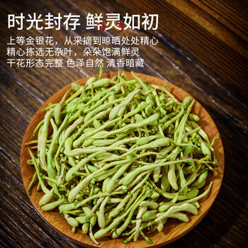 印象堂茶叶花草茶礼盒礼物2025新花金银花茶凉茶养生茶共一罐50g