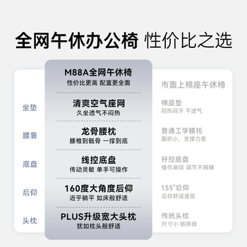 西昊M88人体工学椅办公椅子可躺午休睡椅电脑椅久坐舒服人工力学座椅 西昊M88人体工学椅办公椅子可躺午休睡椅电脑椅久坐舒服人工力学座椅