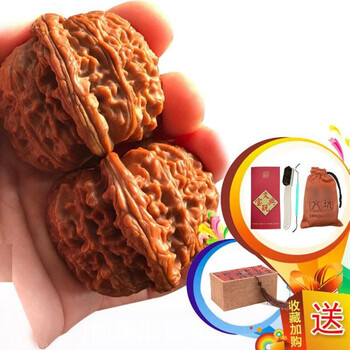 文玩堂：核桃（獅子毛）稀有品种 文玩核桃狮子头44价格报价行情- 京东