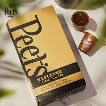 皮爷咖啡皮爷peets 冻干即溶咖啡（巴西喜拉多红波旁）24g（3g*8颗）A