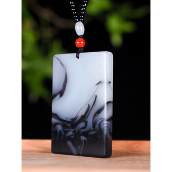 和田玉青花籽料挂件价格报价行情- 京东