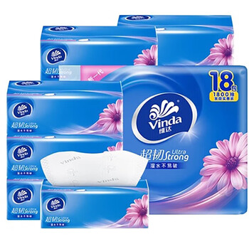 维达（Vinda）【食用油+抽纸】压榨本香菜籽油5L（非转）+V2283抽纸100抽18包