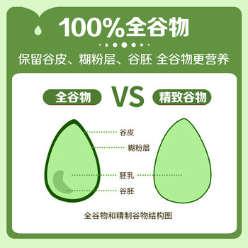 初谷高纤纯燕麦片1200g罐装无添加蔗糖裸燕麦即食原味营养冲饮早餐