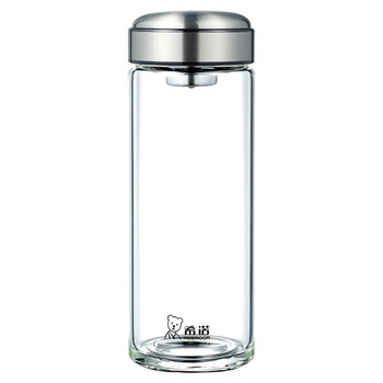 希诺玻璃杯商务办公泡茶杯车载便携杯子XN-6195 400ml