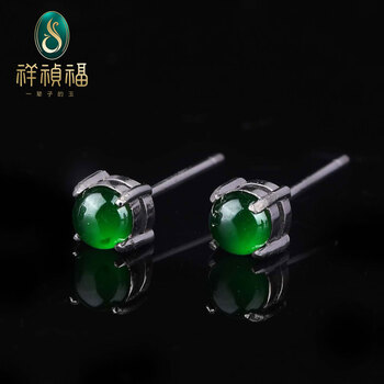 翡翠耳钉镶嵌品牌及商品- 京东