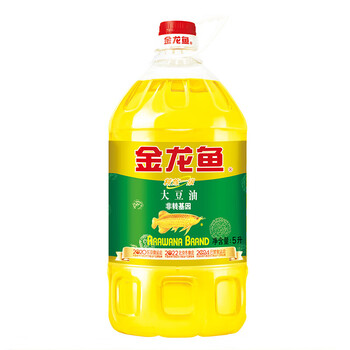 金龙鱼黄桶洗洁精柠檬香型1.1KG+金龙鱼精炼一级大豆油5L