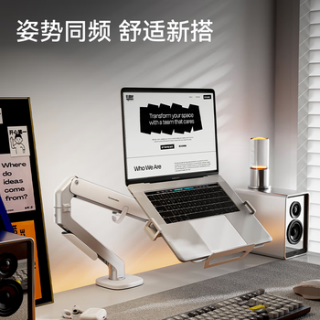 松能显示器支架 电脑笔记本支架托 悬空机械臂组合屏幕悬臂 升降vesa底座 显示屏支架 增高架T6G