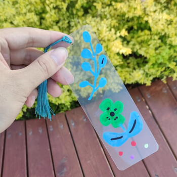 米砾空白透明书签发批纪念礼品diy透明塑料小书签自制创意制作材料开学季中高考百日誓师礼物