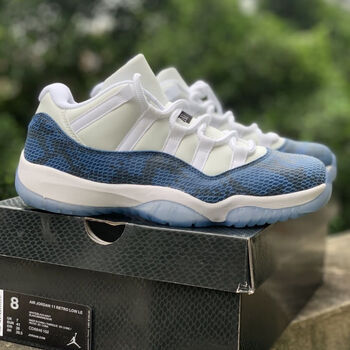 亚狄儿莆田纯原air11运动鞋板鞋休闲鞋蓝蛇篮球鞋cd6846102蓝蛇43