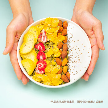 家乐氏奇亚籽坚果大果粒水果麦片400g/袋富含膳食纤维冲泡即食早餐代餐