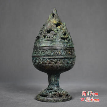 中国　古銅　鳥　置物　一對　C　7581 中国 古銅 鳥 置物 一對 C 7581